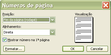 ENTER Finaliza um Finaliza página. uma Quebra de página Insere uma quebra de página manual onde o ponto de inserção estiver.