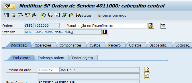 4.6 Encerrando a ordem de serviço tecnicamente