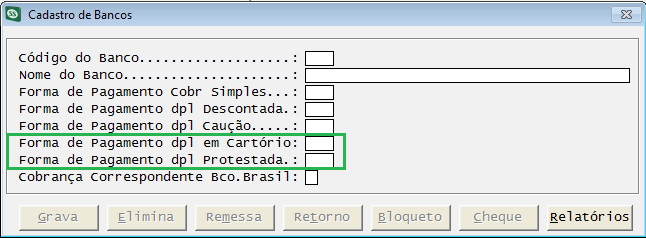 83502 - Sistema não tem opção para títulos em protesto REA SSPlus 8.