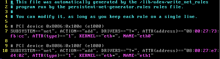 Capítulo 2 Gerenciando - 16 # vim /etc/udev/rules.d/70-persistent-net.