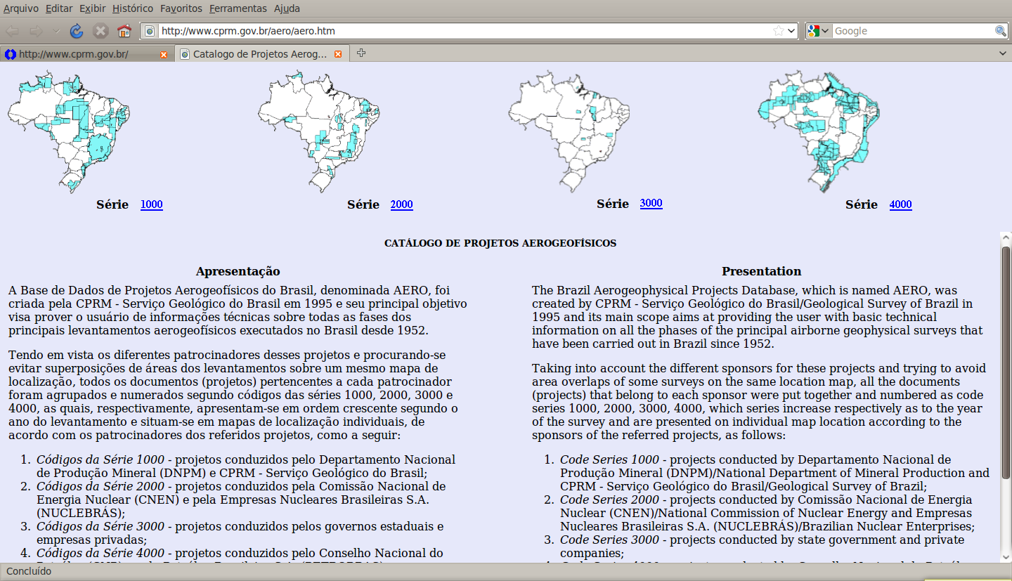 CPRM: geologia e