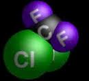Apenas um átomo de cloro pode teoricamente decompor + de cem mil moléculas de ozônio, ao longo do anos.