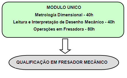 Fresar peças em materiais ferrosos e não-ferrosos, planejando processos de usinagem, utilizando acessórios e dispositivos e seguindo normas e procedimentos técnicos, do meio ambiente, saúde e