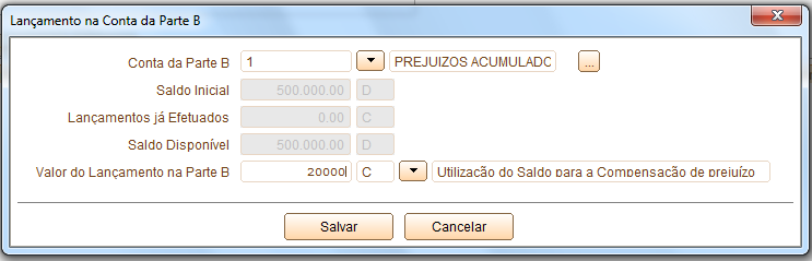 Efetuados as ajustes, as bases de cálculo e tributos serão automaticamente recalculados.