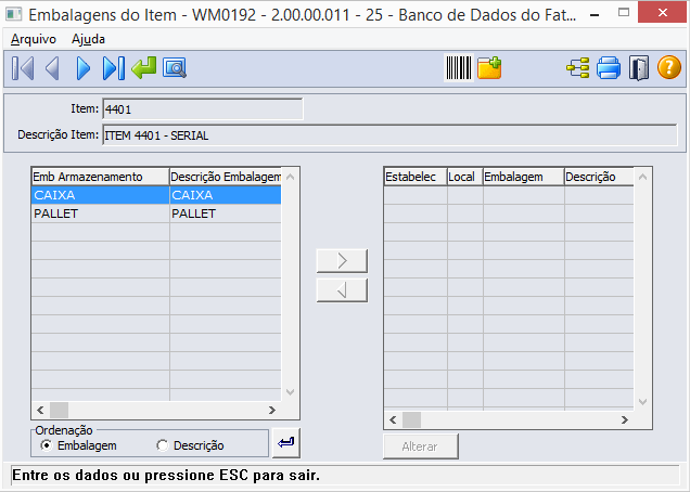 Filtro O usuário poderá localizar os registros de duas maneiras.