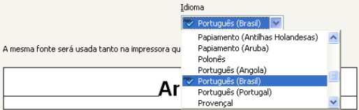 Para especificar uma porcentagem no tamanho de fonte: na caixa de diálogo Estilo do parágrafo, selecione a aba Fonte.