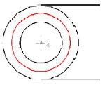 7. Clique em "Zoom Area" no canto inferior direito da tela. Clique uma vez acima e a esquerda do círculo e depois clique abaixo e a direita do mesmo.