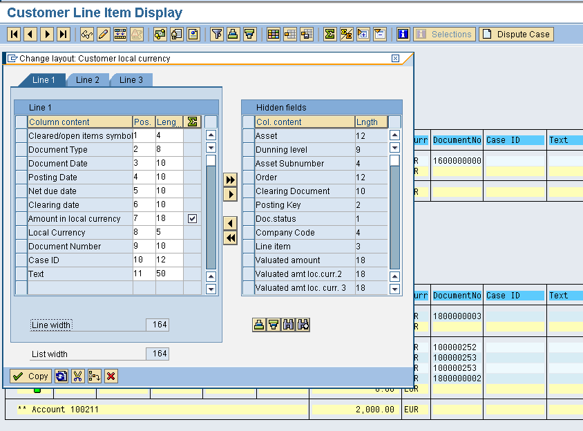 Solution As per the requirements given earlier the user required additional fields would not be available in the standard additional fields list, the same need to be added in Configuration (SPRO)