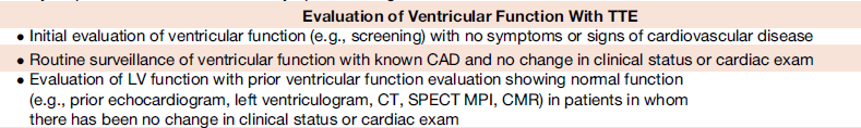5. Ecocardiograma Fracção de ejecção ventricular
