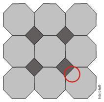 Resposta: [B] Cada ângulo interno do octógono regular mede 15 e cada ângulo interno do quadrado mede 90. Somando 15 + 15 + 90 = 60. Portanto, o polígono pedido é o quadrado. 16.