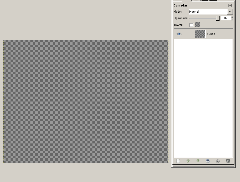 exemplo, ao criar uma nova imagem, ela terá somente o fundo, que pode ser de alguma cor ou transparente. Este fundo consiste em uma camada.