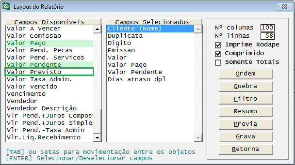 83532 - Comparativo previsto/realizado REA SSPlus 8.0 28 No fluxo de caixa, é possível incluir previsões sobre contas a pagar e a receber.