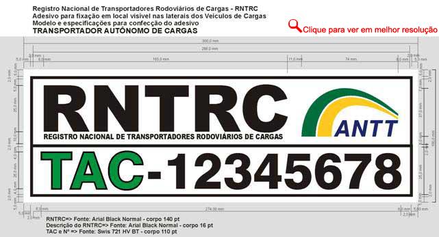 8.3 Certificado do Registro Nacional de Transportadores Rodoviários de Cargas CRNTRC, conforme Resolução ANTT nº 3.
