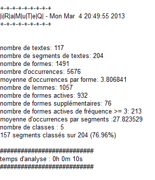 SIMPLE SUR TEXTES que realiza a análise considerando a os textos, sem dividi-los em segmentos de texto. Recomendada para respostas curtas. Escolha uma das modalidades de classificação.