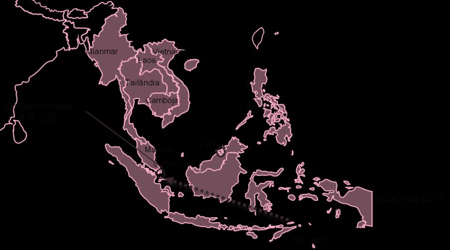 Figura 5 - Principais exportações de Indonésia intra-asean, por produto Indonésia 20,5% das exportações da intra-asean Fonte: UNCTAD, UNCTADstat, dados de 2012 Figura 6 - Principais exportações de