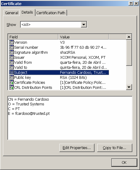 Microsoft TechDys 2005 Lisbo Criptogrfi ssimétric Certificdos digitis RSA, DSA, El Gml, Elliptic Curve Vntgens: Resolve o problem d distribuição ds chves Estbelecimento de confinç Desvntgens: 1000