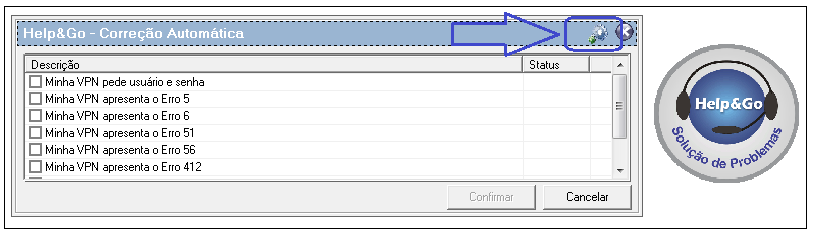 Configuração Para alterar as configurações do Help&Go siga as instruções abaixo.