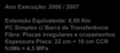 Transferência Fibra: Placas irregulares e cruzamentos