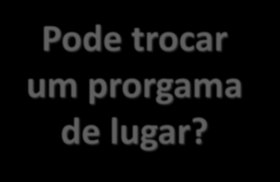 MEMÓRIA HD Gerenciamento de Memória Mas e se o programa sem uso