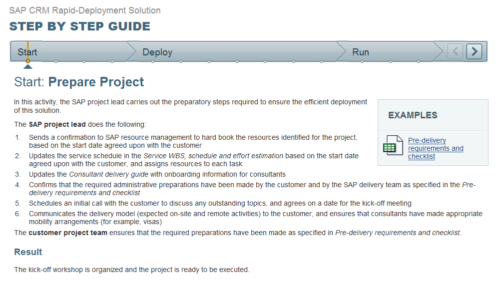 SAP Rapid Deployment Solutions Aceleradores