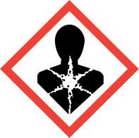 H336 Pode provocar sonolência ou vertigem. H351 Suspeito de provocar câncer. Prevenção: P201 Obtenha instruções específicas antes da utilização.