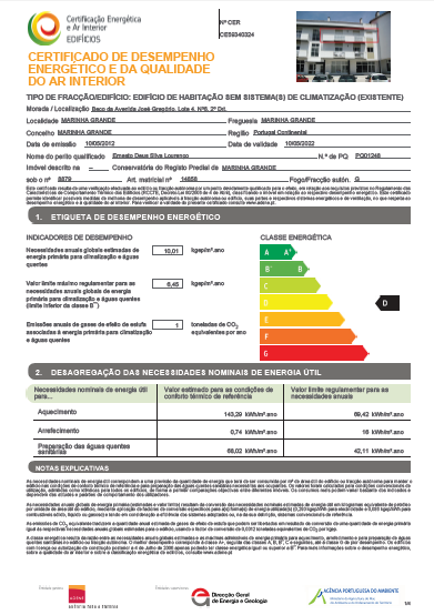 ADENE assegura recolha centralizada Registo do certificado na plataforma implica pagamento de