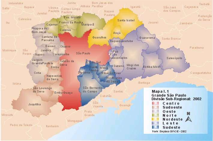 HGIS e o Meio Ambiente Localizado em área de proteção de mananciais