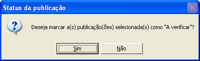 - Clique em Sim. E seu status será alterado, facilitando sua busca após o cadastro do processo no Themis Jurídico. 4.