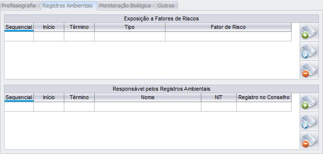 responsável pelos Registros Ambientais.