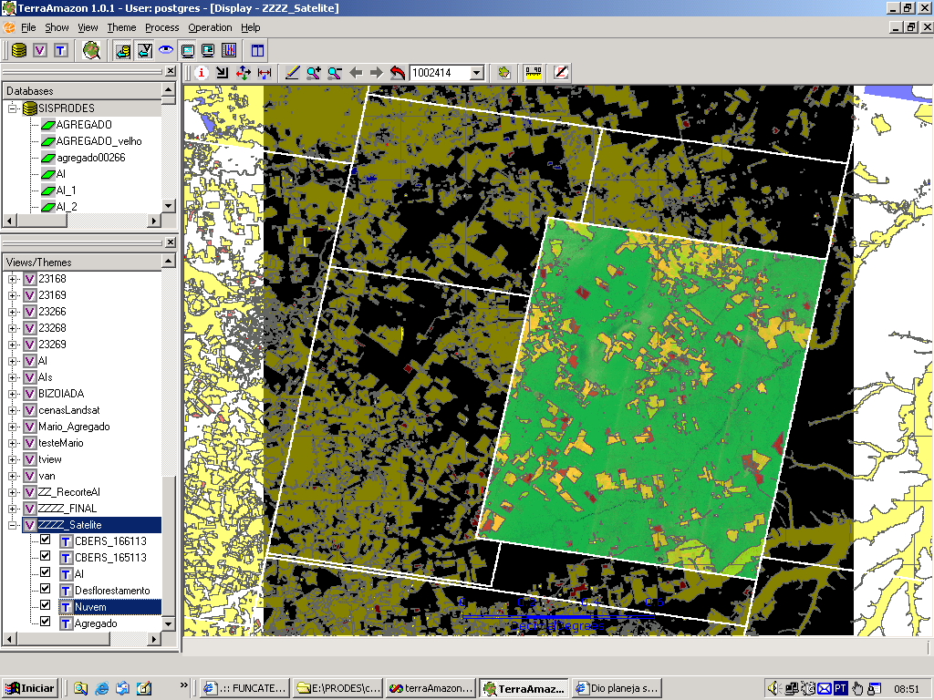 Base Tecnológica - TerraAmazon Ferramenta de edição de bases geográficas vetoriais com funções de visualização,