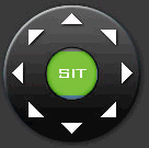 Menu auxiliar Em seguida, vá até Pan/Tilt/Zoom, ou pressione o botão Fn no painel frontal ou no controle remoto. A interface será exibida conforme a figura PTZ.