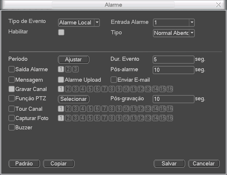 Registro Função em desenvolvimento. PoE Clique duas vezes no item PoE para acessar a interface de configuração de ajustes de endereço IP, nas configurações de rede.