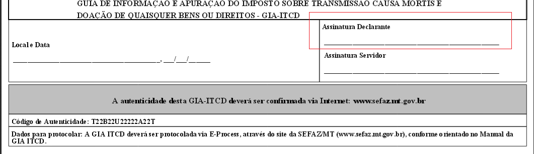 8. IMPRESSÃO E REIMPRESSÃO DA GIA ITCD-e 8.1.