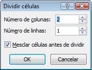 Mesclando Célula Definição: Mesclar uma célula significa tirar a divisão da linha no exemplo abaixo mesclaremos a primeira linha.