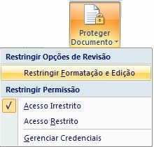 de edição no documento escolha sem alteração (somente leitura) e clique