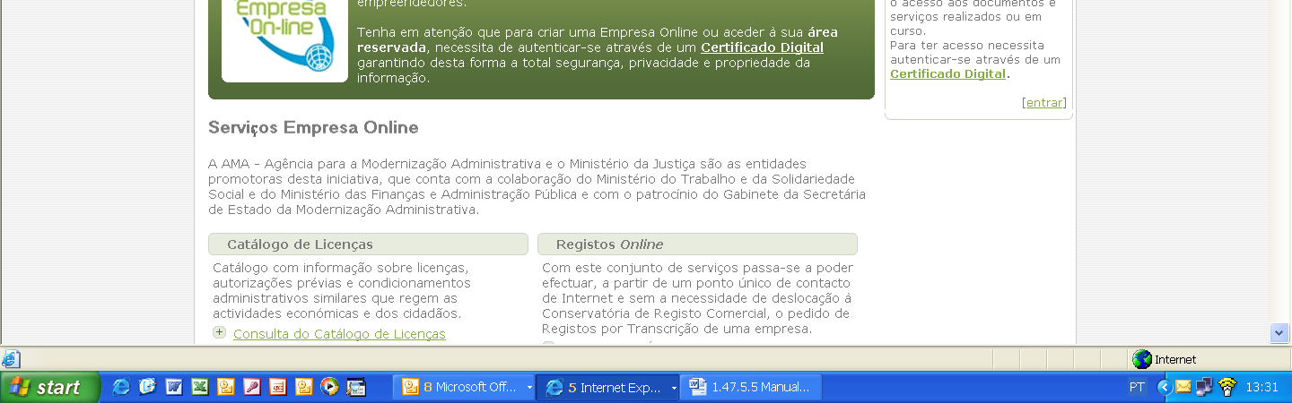 O certificado digital pode ser utilizado como forma de identificação digital, como se de um bilhete de identidade electrónico se tratasse, permitindo efectuar transacções electrónicas com segurança