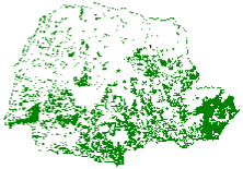 A devastação histórica das florestas no Paraná 1890 1930 1937 1950 1965 Figura 1 Destruição das florestas do Paraná em um século Fonte: Gubbert Filho,1988