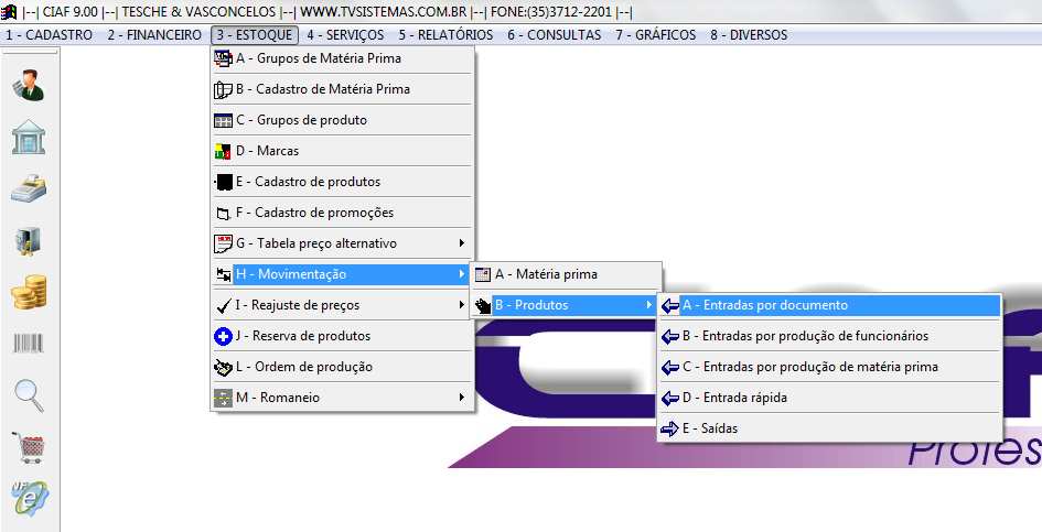 Entrada de produtos por Nota Fiscal Para efetuar a montagem de uma Entrada por Nota Fiscal em seu sistema segue o passo a passo.