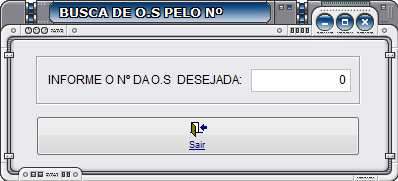 Na janela de ordem de serviço, localize o número da ordem que deseja incluir os produtos e serviços prestados clicando no botão F2 Localizar Ordem, será aberta a janela