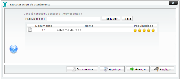 Documentos que fazem parte do Script necessitam ser exibidos para que se prossiga com o Script (visualização obrigatória).