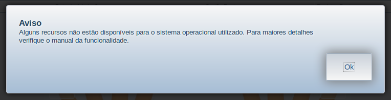 de identificação biométrica do dispositivo automaticamente. Caso haja mais de um tipo de dispositivo para os relógios, será aberto uma tela de seleção do dispositivo biométrico automaticamente.