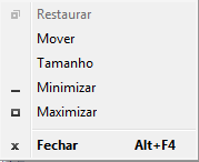 1.5. Elementos da Janela As janelas, quadros na área de trabalho, exibem o conteúdo dos arquivos e programas.