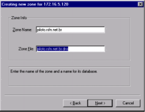 Figura 22 - Definindo a Nova Zona de DNS como Primária - Servidores Windows NT 4.