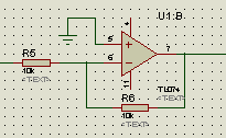 Implementação analógica dos controladores O ganho proporcional do