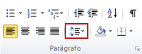 Por exemplo, os conjuntos de estilos Tradicional e Word 2003 definem o uso de espaçamento simples. O conjunto de estilos Manuscrito usa espaçamento duplo. 3.