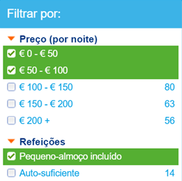 5 Informações sobre o hotel: Primeiro que tudo, começamos por procurar um hotel no Booking.com, da seguinte forma: 1. 2.