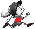 04 Todos os anos é realizada a Meia Maratona de Palmas. Seu percurso total é de 21 quilômetros. Um atleta que completar o percurso terá corrido: (A) 21 m (B) 21.
