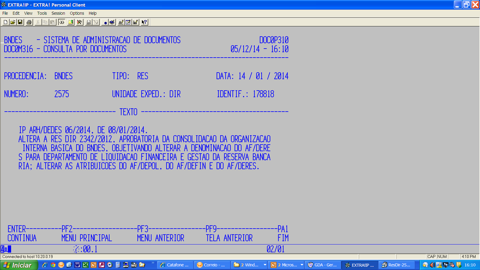 Sistema IBM Extra T04