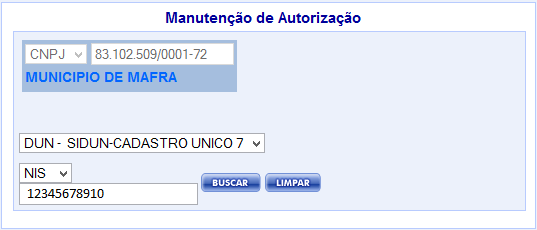 Será exibida tela com a lista de perfis possíveis: O Usuário Máster seleciona o(s) perfil (is) que deseja