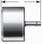 Manômetros Industriais e para Processos 11 Dimensões s dimensões em polegadas (milímetros) servem apenas como referência e estão sujeitas a modificações.